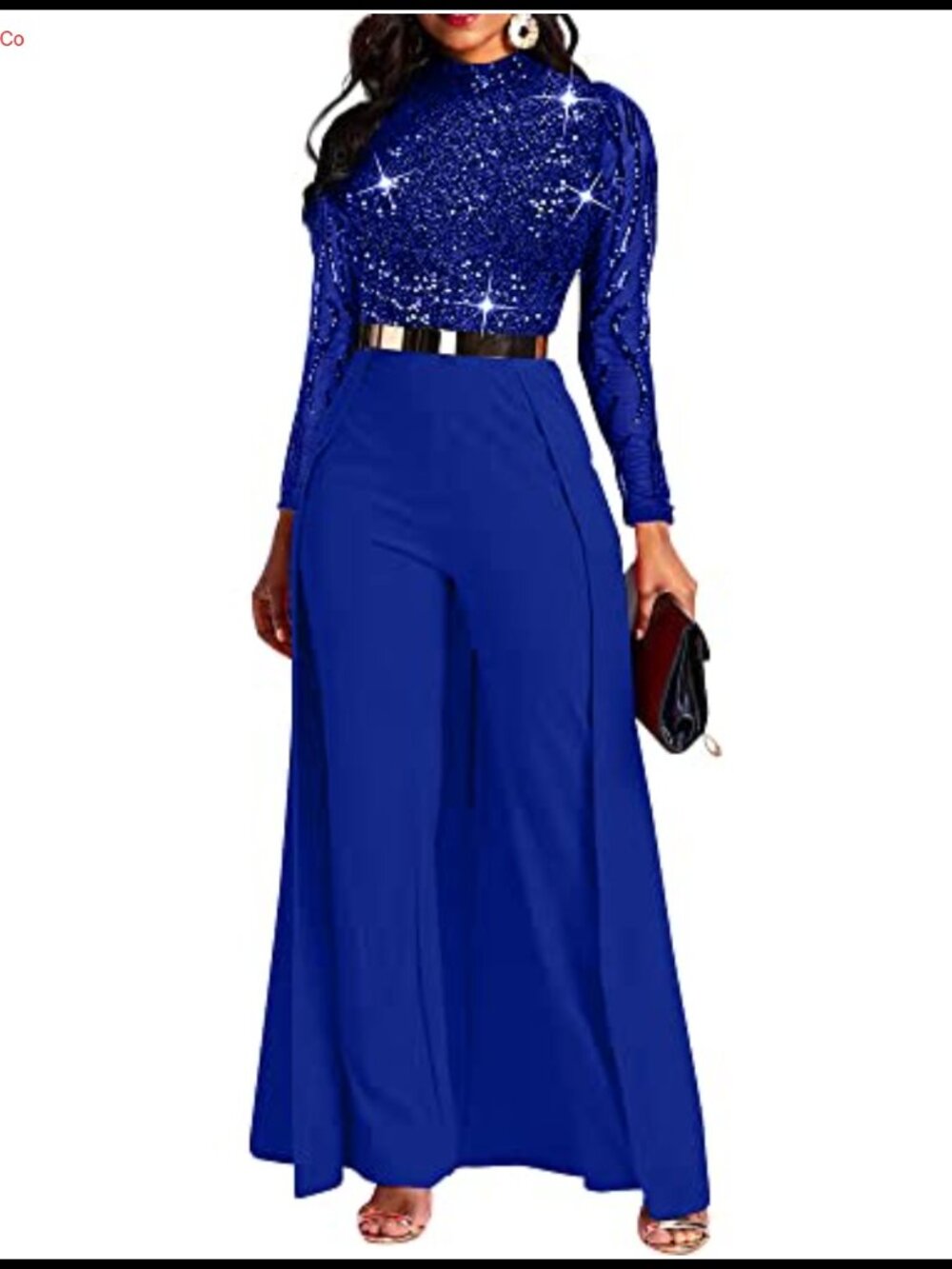 Sequin High-Waist Sleeveless Jumpsuit Party Romper